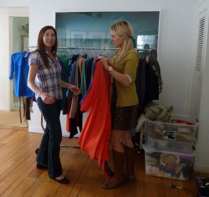 Lisa getting Styled with Kristina Van Dyk