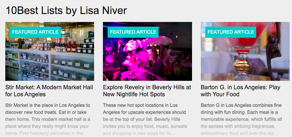 Lisa Niver 10 best usa today 3 articles march 2015