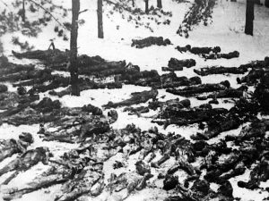 Victims of Nazi Terror in the Darnitsa concentration camp, Kiev, Ukraine 