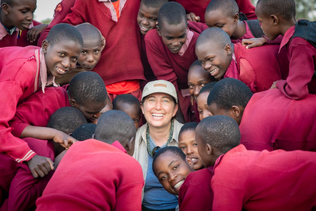 Enkereri school children in Maasai Mara. Photo by Matt Payne