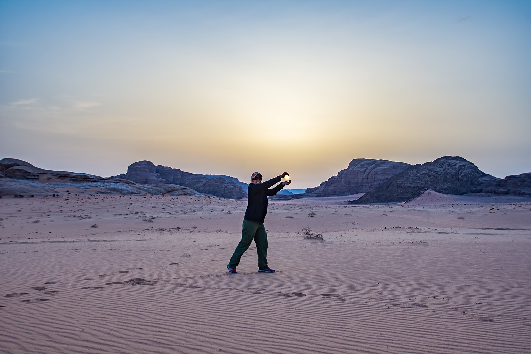 Holding the Sun in Jordan