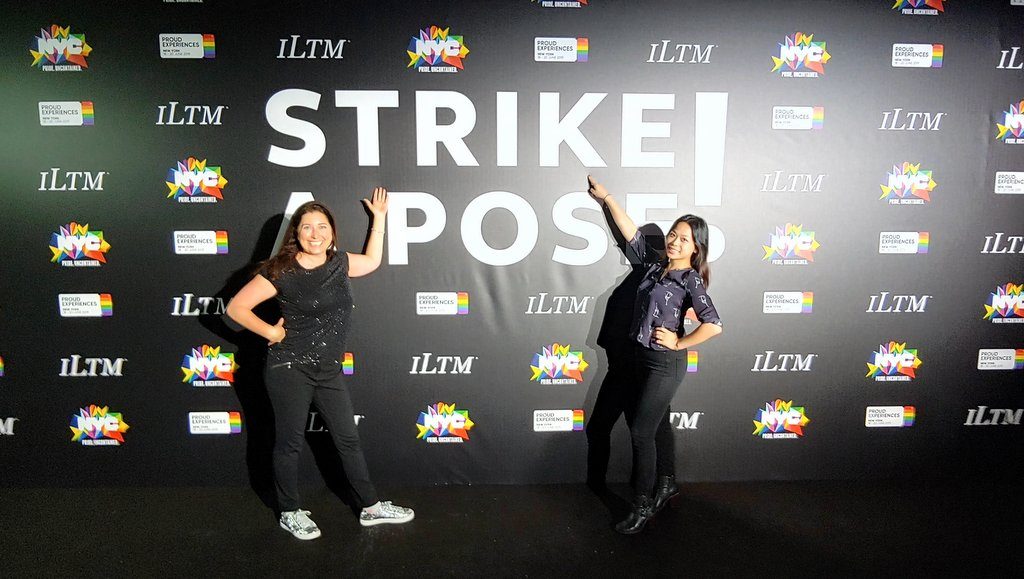 Hill Choi Lee and Lisa Niver at VOGA party ILTM