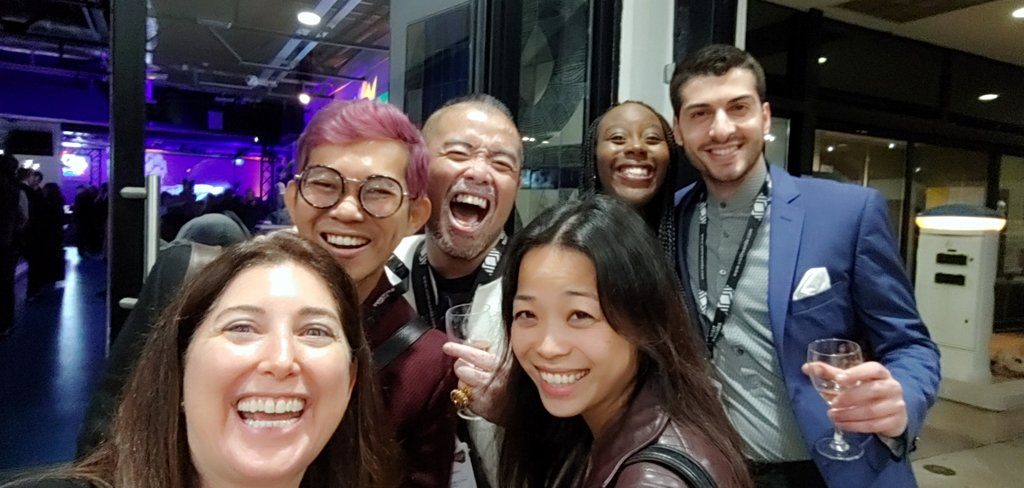 Journalists at VOGA ILTM party