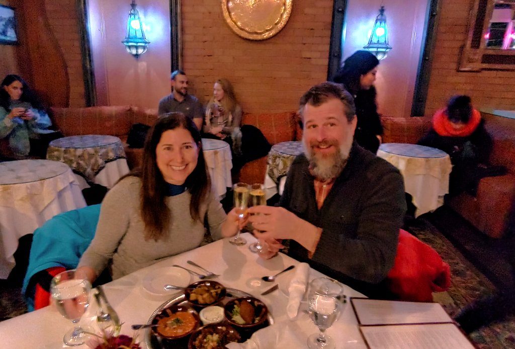 Dining in Salt Lake City at Mazza with Jeremy Pugh