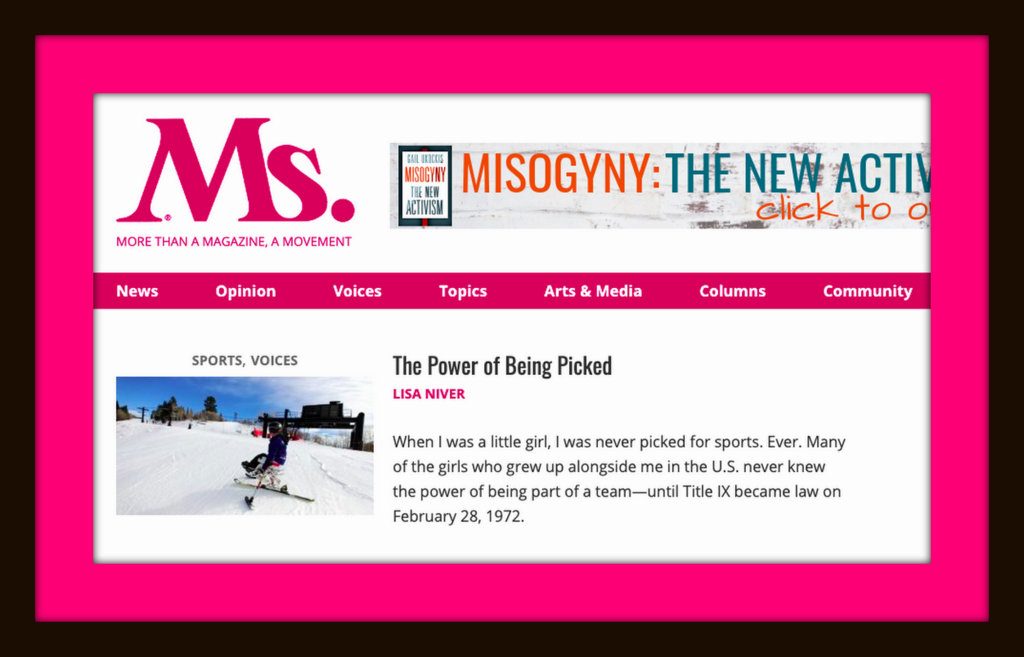 Lisa Niver for Ms Magazine: The Power of Being Picked