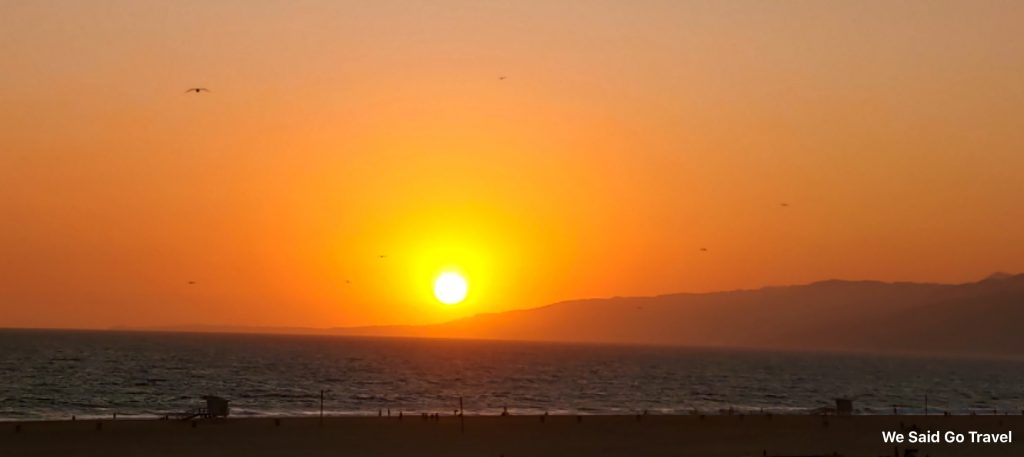 Sunset in Santa Monica by Lisa Niver Sept 11 2019