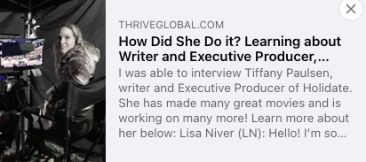 How Did She Do it? Learning about Writer and Executive Producer